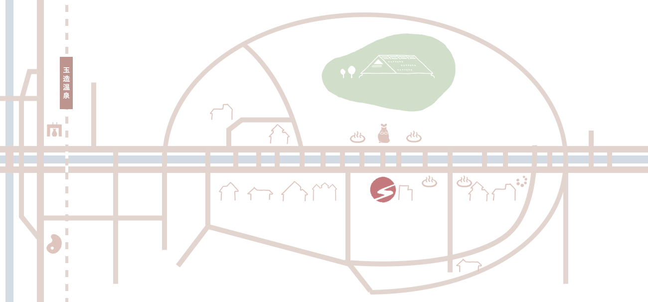 源泉かけ流しの宿 湯陣 千代の湯 アクセスマップ